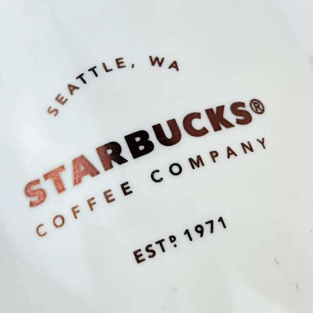 ☕️Starbucks 2016 Ivory Mini Abbey Ceramic Demitasse 3oz Espresso Mug